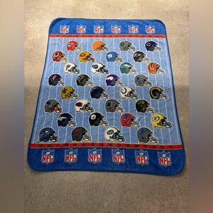 NFL Team Logo Blue Blanket size 59 inches x 47 inches